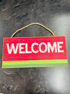 Watermelon Wood Sign